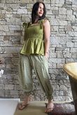 Paloma Bandeau Cami Olive